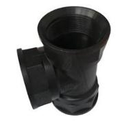 "T-Stück mit 11/2\  mit 3x Innengew