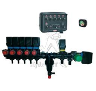 Feldspritzenarmatur Komplett 5 Teilbreiten ohne mechanische Hähne + Filter / bis 200 Liter + Manomet