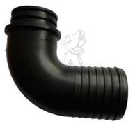 Gebogener Schlauchanschluß 50mm