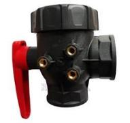 3-Wege Hahn 1 1/2 mit 3 Bohrungen