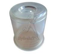 Filterbecher transparent gebohrt