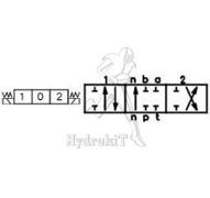 4/3 Schieber für reine elektrische Steuerung ohne Feder für 