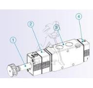 Electrovanne 3/2 pneumatique 3/2 NF - G1/8 - sans bobine