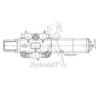Déviateur 3/2 - G3/4 - 140 l/min - 315bar - commande hydrau HP - recouvrement négatif