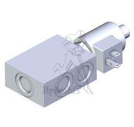 Electrovanne à tiroir 4/2 - G1/2 - 12vdc - 60 l/min - 210bar