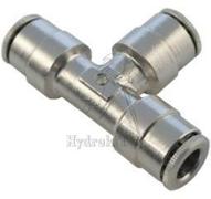 Té égal enfichable 6LL - Acier