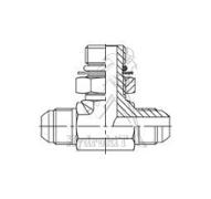 3/4 JIC - 1 1/16 UNF T-Stück mit Außengewinde