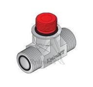 Té male orientable 9/16 JIC - 3/4 BSP - joint+bague