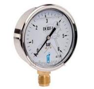 Manomètre Ø100mm raccord vertical -1/0 bar - G1/2 - Inox/Laiton - simple graduation