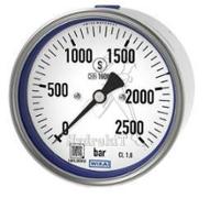 Manomètre Ø100mm raccord arrière 0/2500 bar - G1/2 - Tout Inox - simple graduation - sans collerette