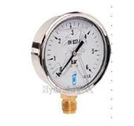 Manomètre Ø100mm raccord vertical -1/3 bar - G1/2 - Acier - simple graduation