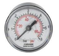 Manomètre Ø40mm raccord arrière 0/6 bar - G1/8 - ABS - sec - sans collerette