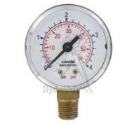 Manomètre Ø50mm raccord vertical 0/4 bar - G1/4 - ABS - sec