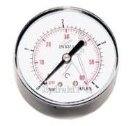 Manomètre Ø50mm raccord arrière 0/12 bar - G1/4 - ABS - sec - sans collerette