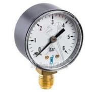 Manomètre Ø63mm raccord vertical 0/40 bar - G1/4 - ABS - sec - simple graduation