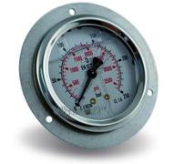 Manomètre hydraulique à glycérine Ø63mm raccord arrière 0-60 bar