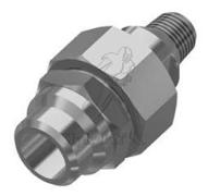 Union lisse mâle DN5 - Ø13.5mm - 1/8NPT - Inox 316L - 3 pièces Série 6
