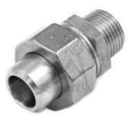 Union lisse mâle DN80 - Ø88.9mm - G3" - Inox 316L - 3 pièces Série 6