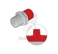 Union mâle 1/4 BSP 60° - mâle 1/8 BSPT conique - Inox