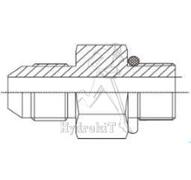 Union male 3/4 JIC - 7/8 UNF