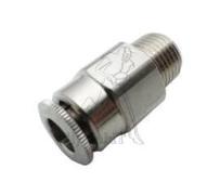 Union male enfichable 6LL - 1/8 BSP conique - Acier