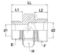 Außengewinde 1' BSP - M30X200 DIN 60°
