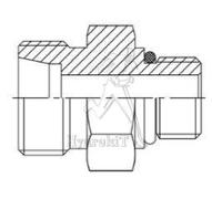 Union mâle 12S M20x150 - G9/16 18 UNF SAE cylindrique avec joint torique