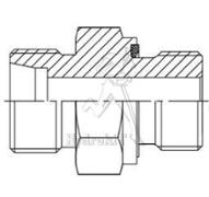 Union mâle 22L M30x200 - M22x150 Métrique forme R avec joint