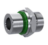 Union mâle 28L M36x200 - G1" BSPP cylindrique avec joint intégré INOX