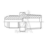 Union male 9/16 JIC - 3/4 NPT