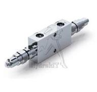 Valve d'équilibrage double G1/2 - 50L/min - R:8/1 - 350bar - compensée