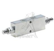 Valve d'équilibrage double G3/8 - 40L/min - R:4.25/1 - 210bar