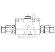 Valve d'équilibrage double G1 - 220L/min - R:8.2/1 - 350bar