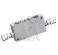 Valve d'équilibrage double G3/4 - 140L/min - R:8.2/1 - 350bar - compensée