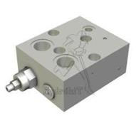 Valve d'équilibrage controle de charge moteur OMT G3/4 - 100L/min 210bar R:4.25/1 + pil frein Simple