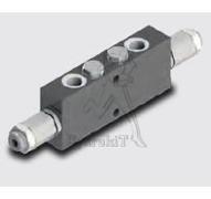 Valve d'équilibrage double G3/8 - 40L/min - R:4/1 - 210bar - compensée