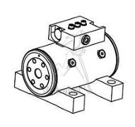 Vérin rotatif Sungji SRB-115 180° - 1864Nm - Avec valve d'équilibrage
