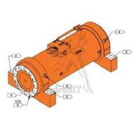 Vérin rotatif HELAC L30-42- 270° 4700 Nm mtg pied S2 + valve