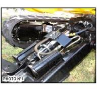 Kit clapet sécurité sur lame JCB 8018 8016 8014 ORFS