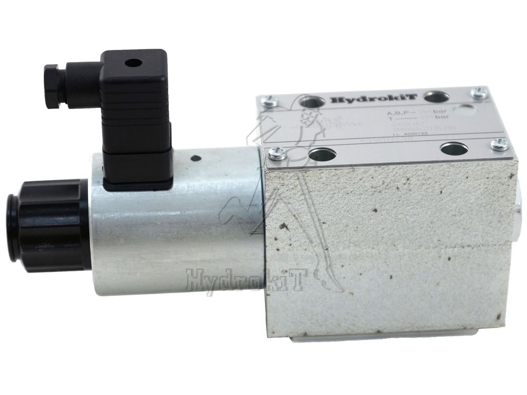 Hydraulik Magnetventil 8/3-Wegeventil NG06 12V DC Monoblock - inkl. Stecker
