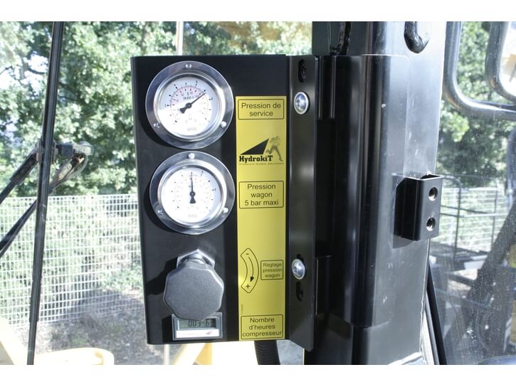 Betriebsdruck Eisenbahnwagen-Schieber