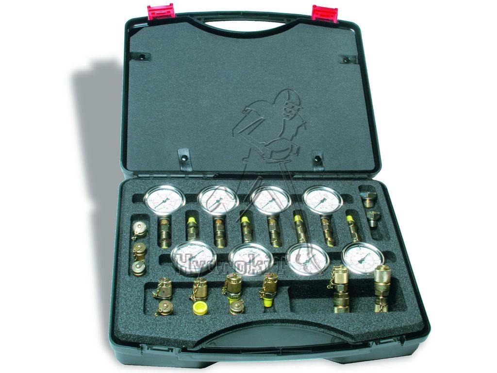 Pressure Sensor Testing Kit Pressure test kit 8 pressure gauges 63 mm