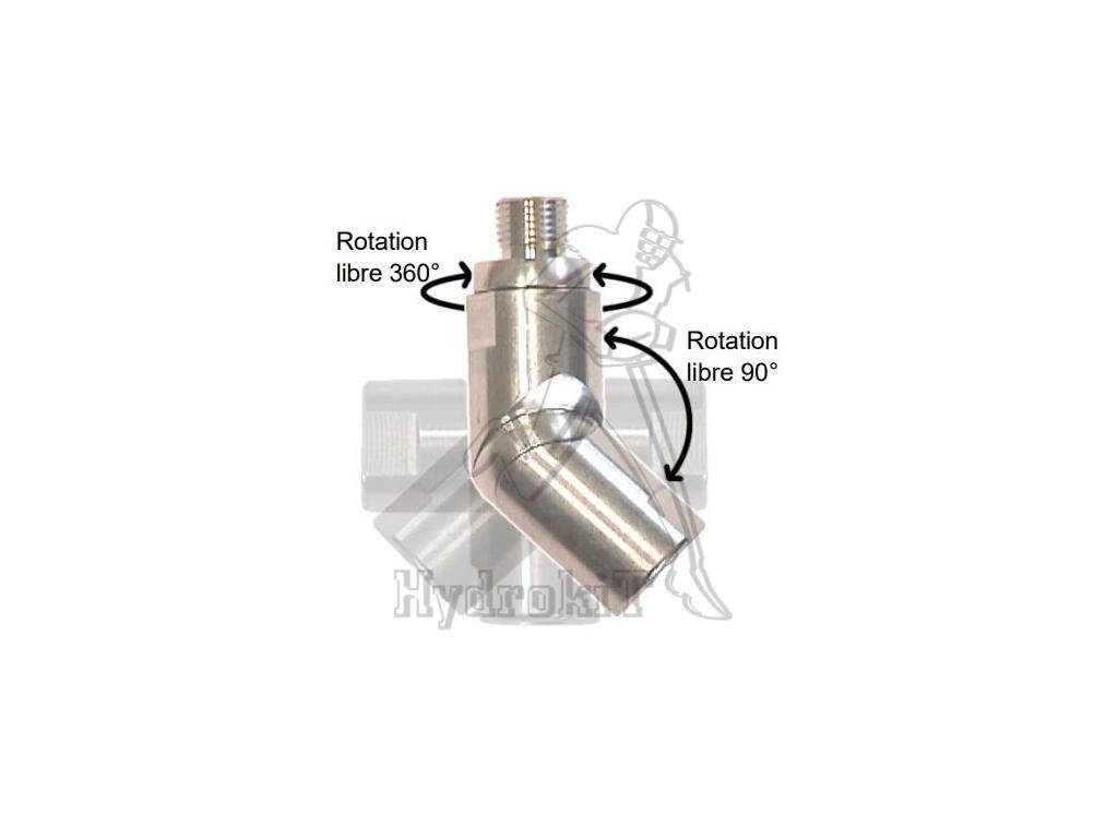 CARDAN ORIENTABLE 360° MF100 INOX
