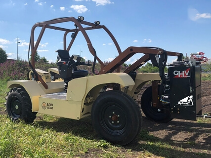 GHVe mobile hydraulic power unit on self-propelled vehicle