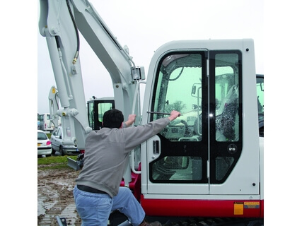 Anti-theft and immobilizer on public works machinery