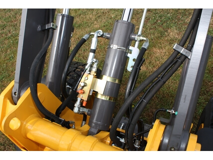 Safety valve system on loader
