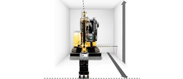 Functional diagram of a movement limitation