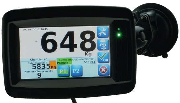 Graphic housing for weighing system