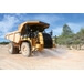 Dump truck with water-based dust suppression