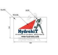 Autocollant HYDROKIT Fond Blanc- 190x120mm